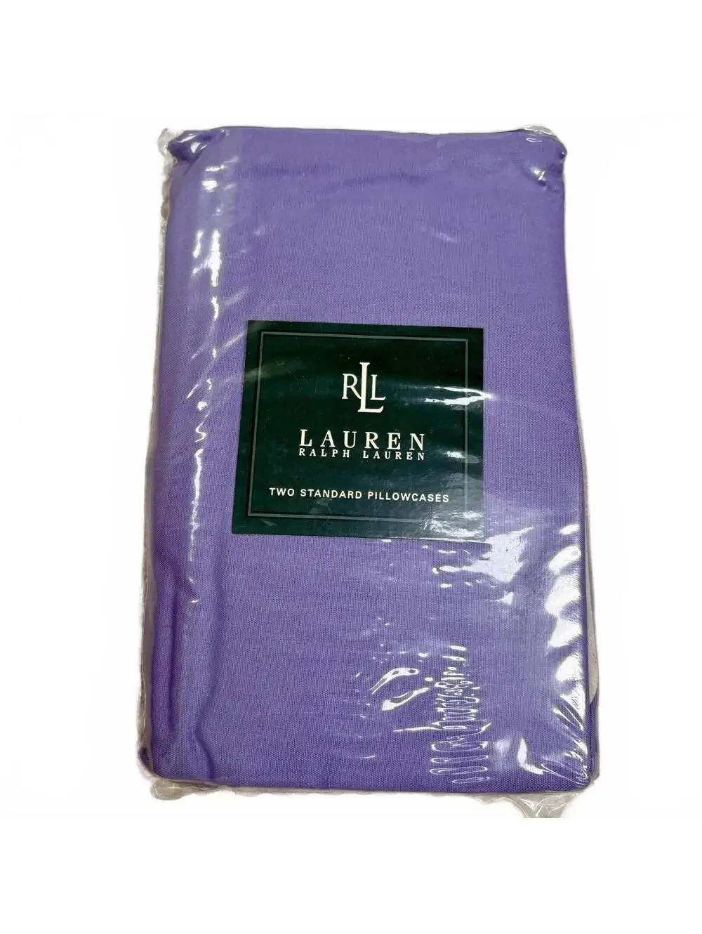 Lauren Ralph Lauren Orchid Purple Solid Pillowcases Cotton Standard 4 NEW READ